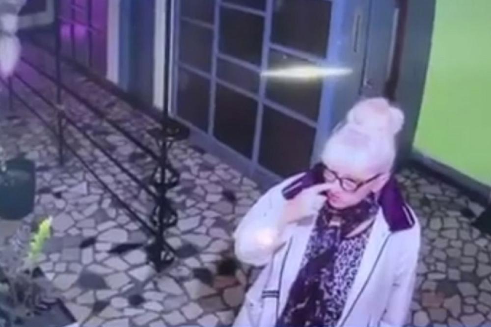 KRIŠOM ULAZI U HODNIK, A ONDA ČEKA DA SE SVETLO UGASI... U zgradi na Novom Beogradu snimljena mistična žena