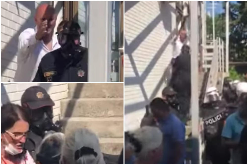 POLICIJA BACILA SUZAVAC NA DECU! Haos u Budvi, opet uhapšen Marko Carević, opšta tuča! (VIDEO)