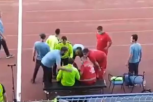 UŽASNE SCENE POSLE GOLA VOŠE: Lalatović ludovao, Grobari bacili topovski udar na klupu Voše - ima povređenih!