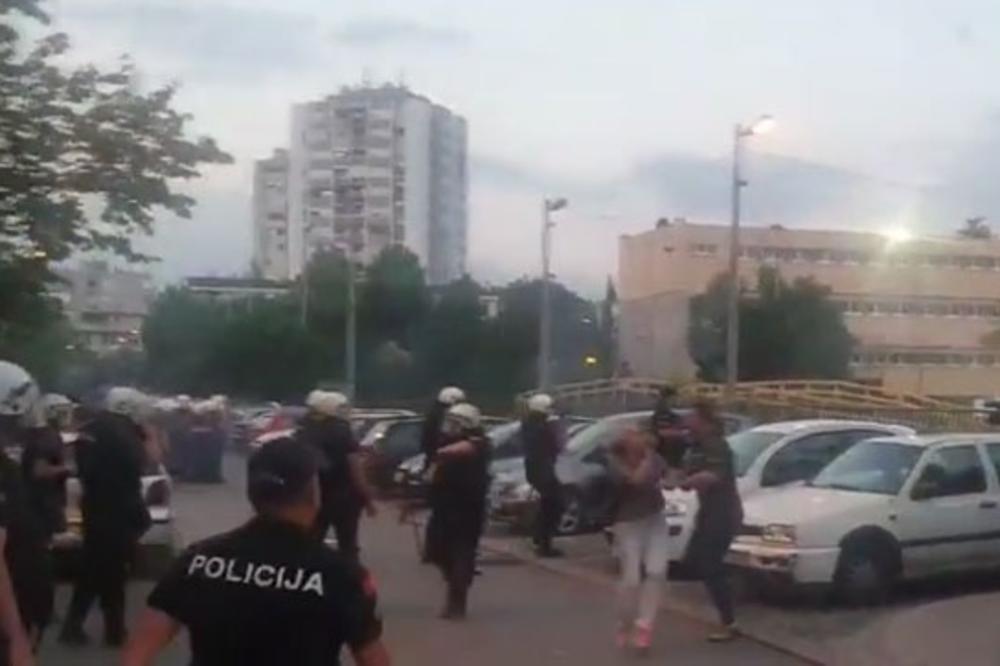 NEREDI U PODGORICI: Policija bacila suzavac, građani sve vreme uzvikuju "MILO LOPOVE" (VIDEO)