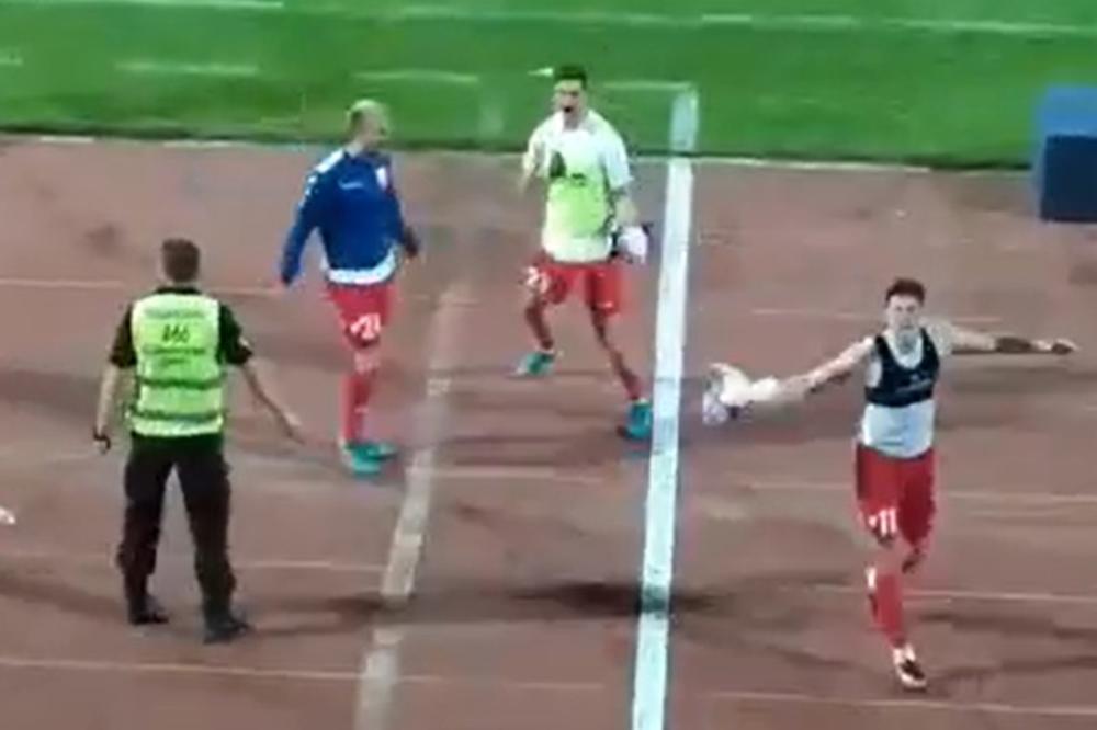 JUNAK POBEDE PROVOCIRAO GROBARE: Došao ispred tribine, pa morao da beži glavom bez obzira!
