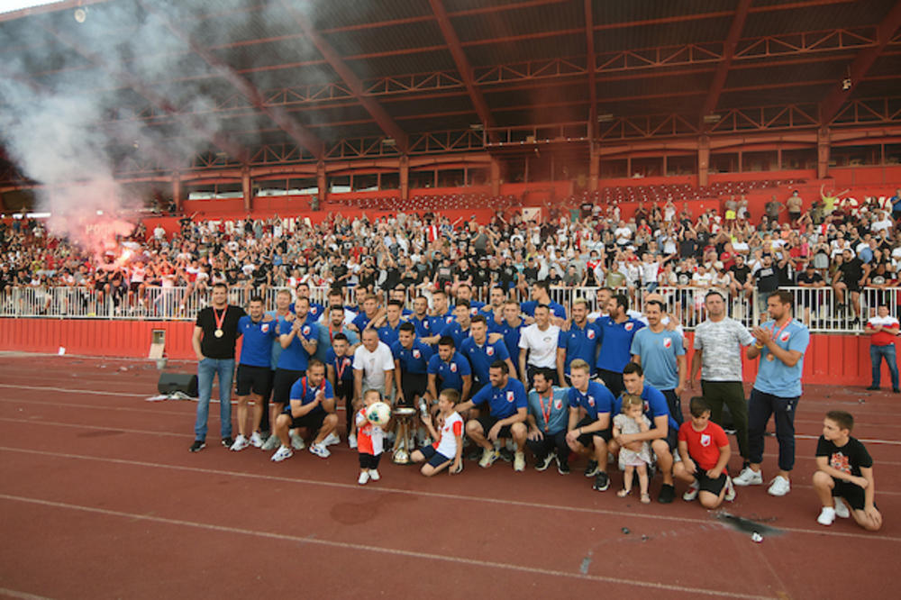 LALATOVIĆ, ROCKOV, DRINČIĆ I EKIPA DUGO POSLE PROSLAVE OSTALI NA TERENU: Scene za pamćenje na Karađorđu!