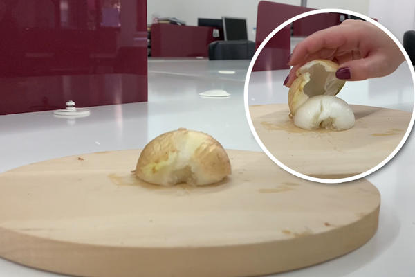 POKUŠALA SAM DA OLJUŠTIM LUK NA ČUDESAN NAČIN BEZ SUZA: Ovo je rezultat, morate svi da probate (VIDEO)