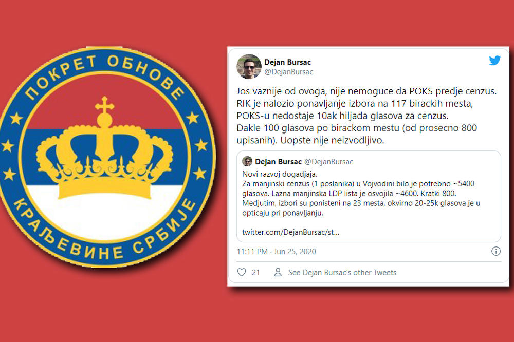 POKS IPAK MOŽE DA UĐE U PARLAMENT! Za tako nešto potrebno je da se desi jedna stvar