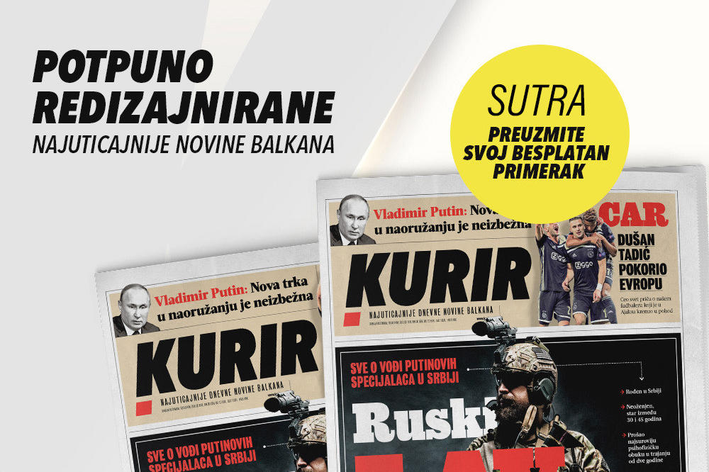 VIDIMO SE NA VIDOVDAN: Sutra lansiramo Kurir televiziju i besplatno delimo kompletan tiraž štampanog Kurira!