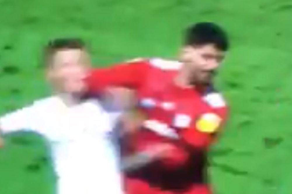 MITRE, ŠTA TI JE OVO TREBALO?! Laktom nokautirao protivnika, Englezi zgroženi potezom srpskog napadača!