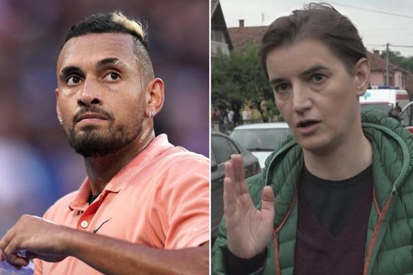 KIRJOS OPET NAPAO ĐOKOVIĆA, ALI JE IMAO ŠTA DA PORUČI I ANI BRNABIĆ: Novi udar bezobraznog Australijanca!