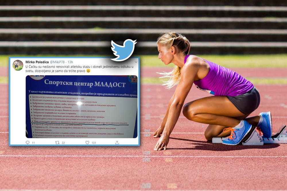 U SRBIJI POSTOJI STAZA NA KOJOJ JE DOZVOLJENO TRČATI SAMO BEZ PROMENE PRAVCA: Pozvali smo nadležne, ovo je ODGOVOR!