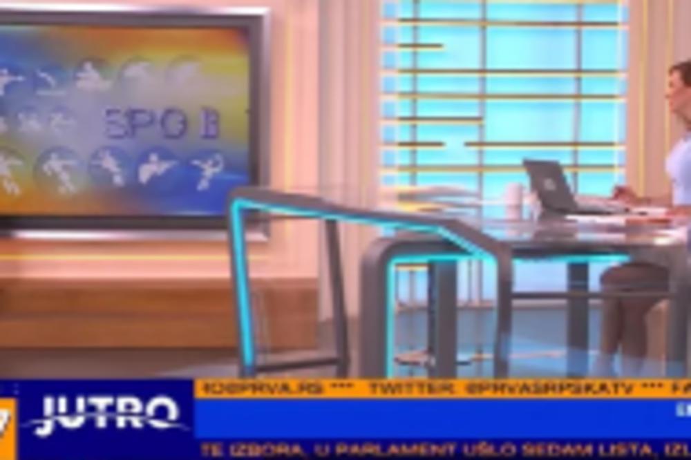 JOVANINA ZAMENA U JUTARNJEM PROGRAMU IZGLEDA KAO MILION DOLARA! Kratka haljina otkrila najlepši deo tela! (FOTO)