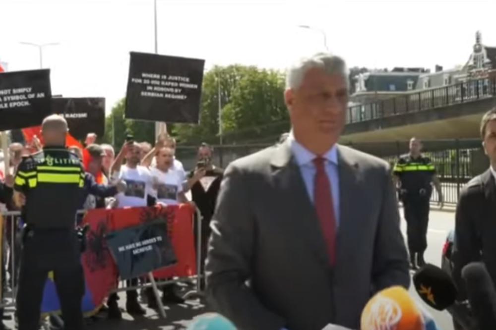 TAČI STIGAO U HAG: Ispred suda ga dočekale pristalice koje su uzvikivale njegovo ime