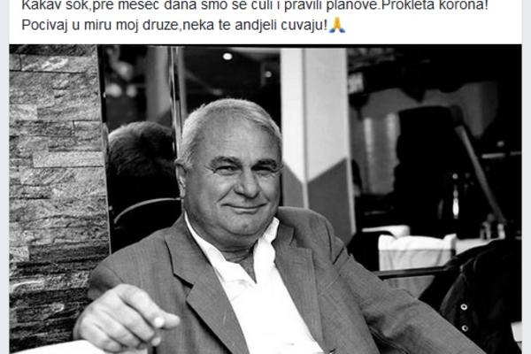 ZVEZDA GRANDA U SUZAMA NAKON VESTI O SMRTI: Predobri čoveče, počivaj u miru sa anđelima!