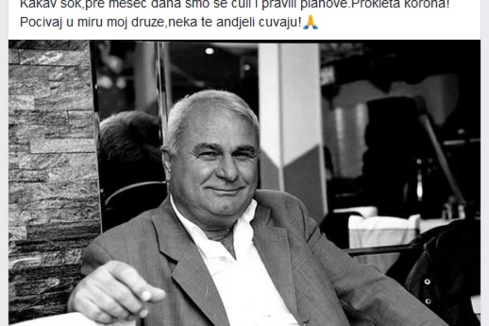 ZVEZDA GRANDA U SUZAMA NAKON VESTI O SMRTI: Predobri čoveče, počivaj u miru sa anđelima!