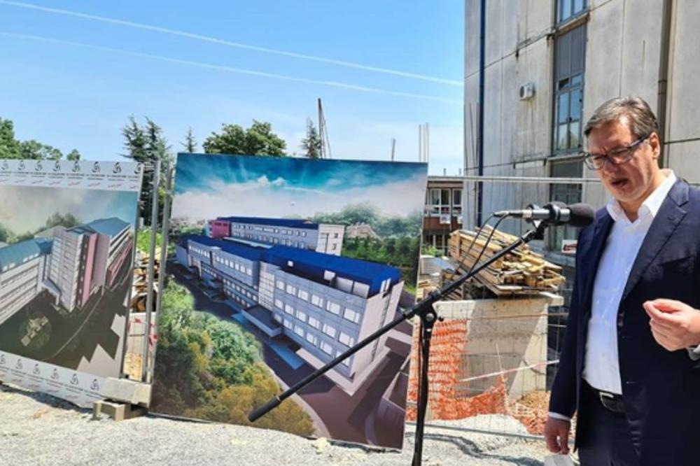 OVA BOLNICA ĆE BITI ZAVRŠENA I PRE ROKA, ZA GODINU I PO DANA! Vučić obišao radove na "Dedinju 2"! (VIDEO)