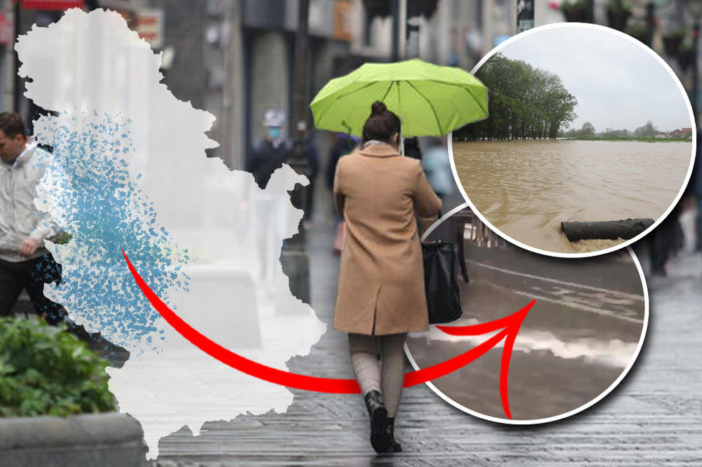 RHMZ IZDAO HITNO UPOZORENJE ZA NAREDNA 2 DANA! Stiže nam potop, a ovim delovima Srbije prete POPLAVE