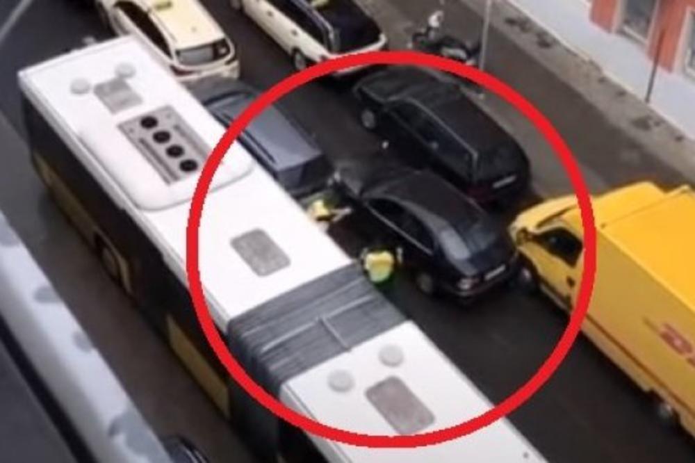 FILMSKA POTERA ZA SRBINOM U BERLINU! Kada je video policiju, vozač BMW-a je dao GAS DO DASKE! (VIDEO)