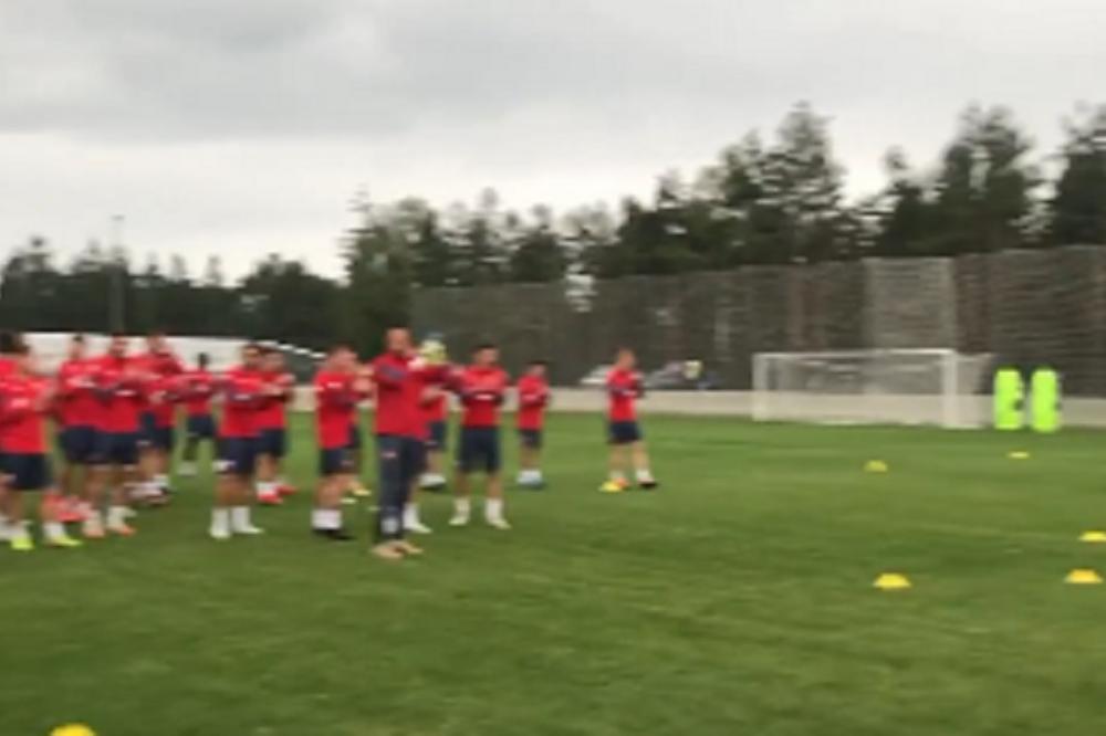 DELIJE BANULE NA TRENING ZVEZDE: Nastao je totalni haos!