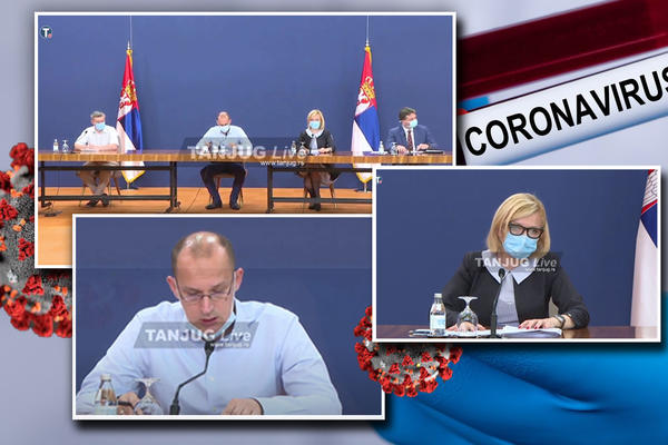 KRIZNI ŠTAB SE OBRATIO NACIJI: Danas registrovano još 359 bolesnih, OVO SU SVI DETALJI