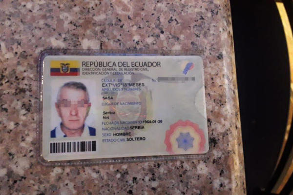 SAŠA JE U EKVADORU LIKVIDIRAN ZBOG POSLOVA SA DROGOM: Bio je ozbiljan igrač poznat I SRPSKOJ POLICIJI