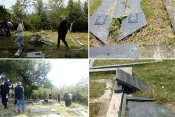 SRBI NA KOSOVU KAO DA NEMAJU DOVOLJNO MUKA! Vandali RAZORILI naše grobove, LJUDI U SUZAMA (FOTO)