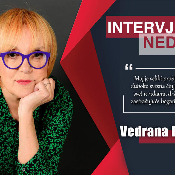 VEDRANA RUDAN EKSKLUZIVNO ZA ESPRESO! Korona je nešto NAJBOLJE što se meni moglo DOGODITI! Ljudskoj rasi ISTIČE ROK