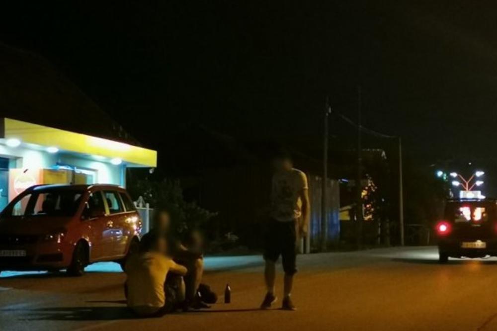 ŠOK SCENA U ČAČKU! Mladi luduju tamo gde su ljudi ginuli, briga ih za KORONU, gledajte samo šta rade! (FOTO)