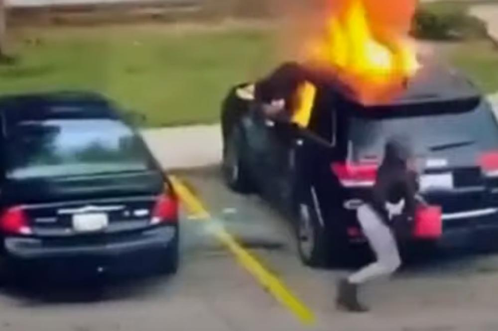 IMALA JE BIZARAN PLAN KOJI JOJ JE UMALO DOŠAO GLAVE: Rešila je da zapali auto na parkingu, ZAMALO DA POGINE (VIDEO)