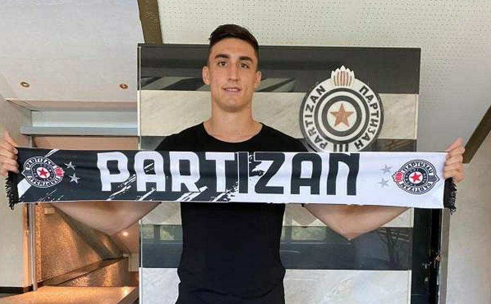 Dušan Lalatović na predstavljanju u Partizanu