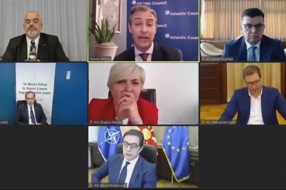 Vučić učestvovao na video samitu lidera Zapadnog Balkana!