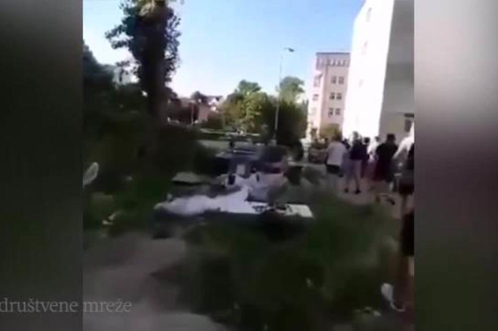ISPLIVAO STRAVIČAN SNIMAK TUČE DELIJA I GROBARA U NIŠU: Lomili glave palicama, štanglama i flašama! (VIDEO)