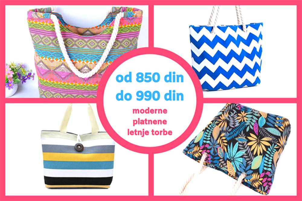 KVALITETNE, ATRAKTIVNE I POVOLJNE: Moderne platnene torbe ISPOD 1.000 DIN za veselo leto gde god da ga provodite!