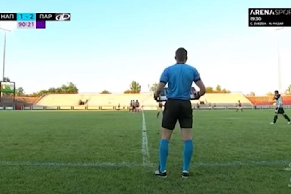 I OVO SE DESILO U KRUŠEVCU I IZAZVALO JE REAKCIJU: Sudija prvo pokazao 10 minuta nadoknade, pa promenio na 5?!