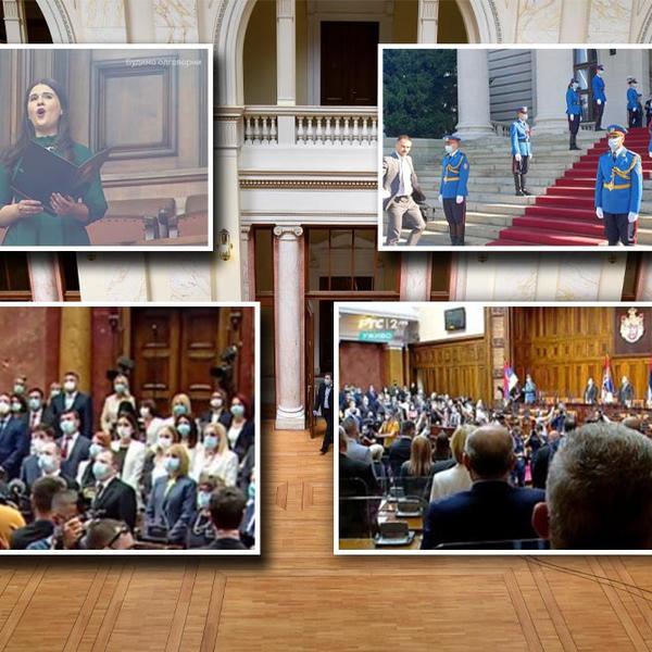 POSLANICI POLOŽILI ZAKLETVU, SRBIJA DOBILA NOVI PARLAMENT: Zasedanje održano uz posebne mere zaštite!