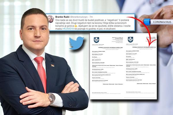 BRANKO RUŽIĆ SAOPŠTIO NAJBOLJE MOGUĆE VESTI! Ovo je napisao na Tviteru, PRESREĆAN JE! (FOTO)