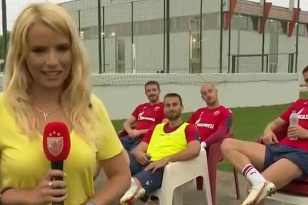 BORJANE, PA ZAR SI MORAO TO DA URADIŠ: Lepa Tanja stala ispred igrača Zvezde i počele su njene muke! Pravo u glavu!