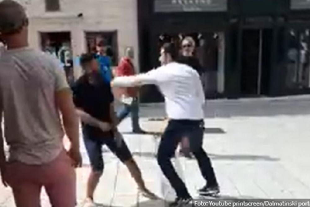 TEŠKO BATINANJE U SPLITU! Bahati Francuz odbio da plati račun i psovao konobara, a onda je sevnula pesnica (VIDEO)