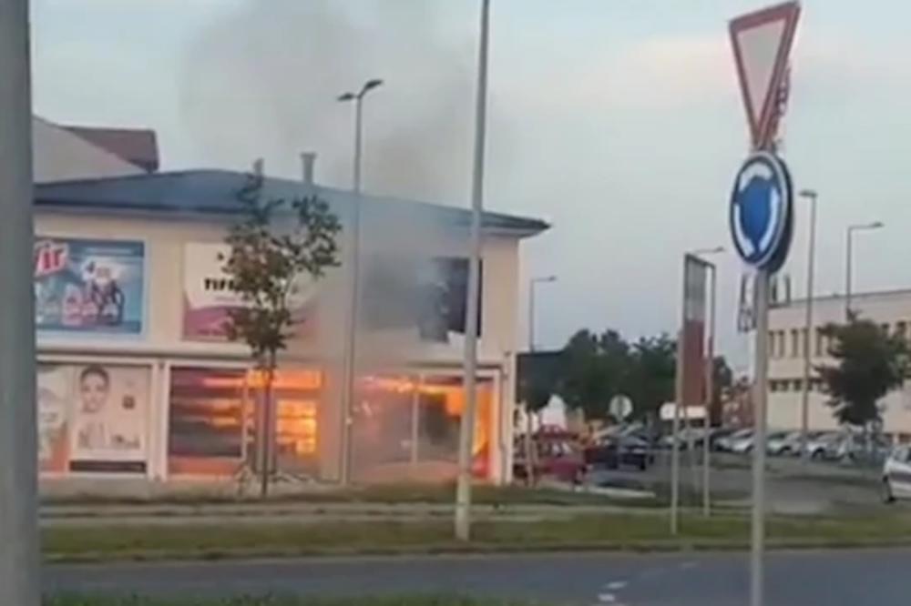 MOGLE SMO DA IZGORIMO U SEKUNDI! Radnice gde bačen molotovljev koktel još u šoku, jedan sekund je bio presudan