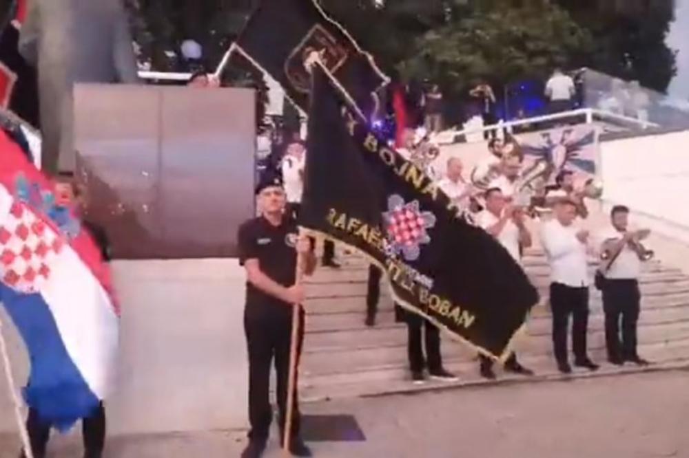 USTAŠKI PIR NA OBELEŽAVANJU OLUJE: Divljali i vikali ZA DOM SPREMNI