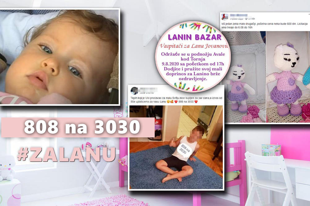 ZA LANINO (1) LEČENJE JE POTREBNO JOŠ 2 MILIONA KAKO BI OTPUTOVALA U INOSTRANSTVO: Ispovest njene majke je BOLNA!