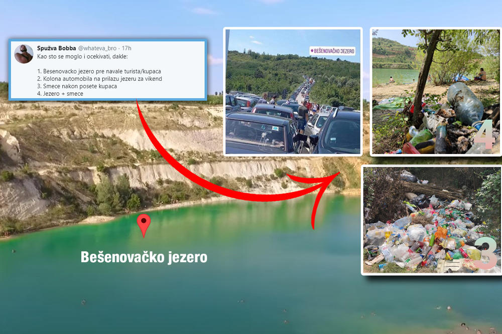 ŠTA JE OVO, ZAŠTO LJUDI TO RADITE, OVO JE BILA OAZA?! Prelepo jezero Bešenovo sada je SMETLIŠTE!