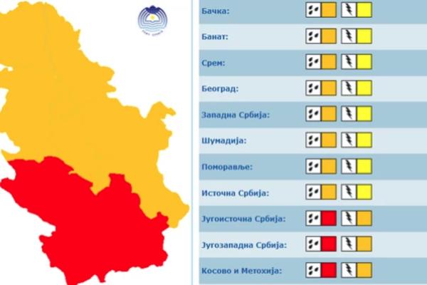 NE IZLAZITE IZ KUĆE, IDE NEVREME! Uplajen CRVENI meteoalarm, moguća IZLIVANJA REKA, A METEROLOZI NAJAVLJUJU I OVO