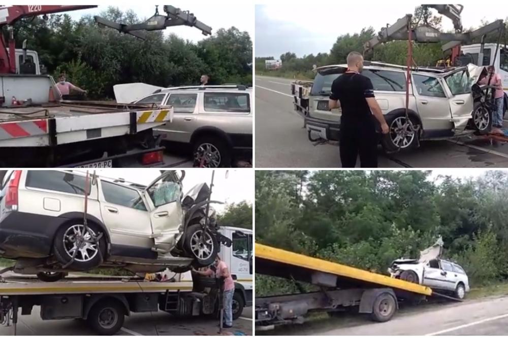 OVO SU JEZIVI SNIMCI I SLIKE NESREĆE KOD KRUŠEVCA: Čeoni sudar je odjeknio stravično, kola su skroz smrskana!(FOTO)