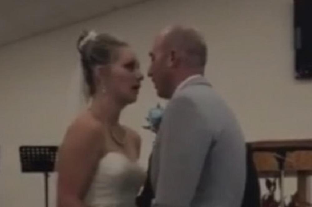 MAJKA JE SINU OD SVADBE NAPRAVILA PAKAO: Usred venčanja priletela mladoj i rekla ovo (VIDEO)