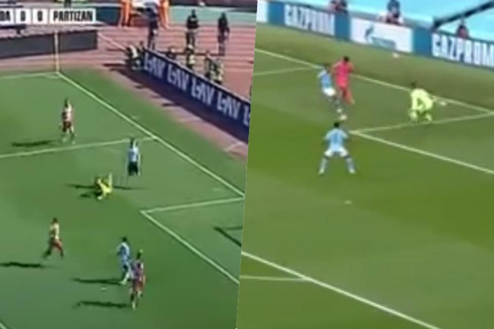 Žesus i Sterling kao Moreira i Kleo: Gol Sitija preslikan kao pogodak Partizana nakon kiksa Slavoljuba Đorđevića!