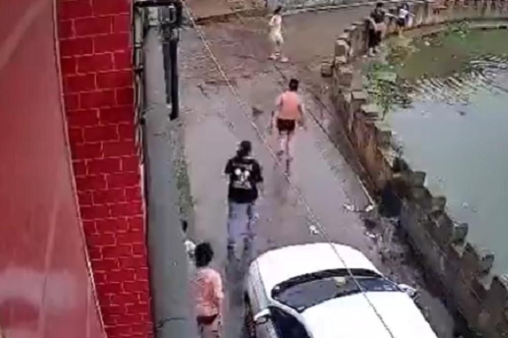 Devojčice se igrale oko jezera, a onda je počela borba za život!  SIMAK GLEDAJTE NA SVOJU ODGOVORNOST