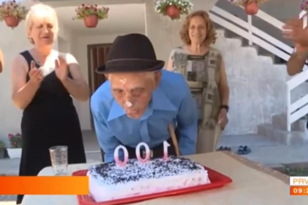 DEKA ČEDOMIR IZ SELA KOD LESKOVCA JE ZAGAZIO U DRUGU DECENIJU: Otkrio je recept za dug život