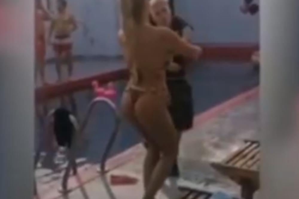 NEDAVNO SU JE NALUPALI, A SADA SE OKLIZNULA, PALA, PA POVUKLA I PEVAČICU U TANGAMA: Baš nema sreće, izubiljala se