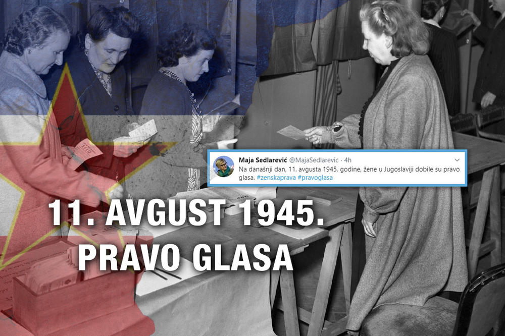 PRE TAČNO 75 GODINA JUGOSLOVENKE SU DOBILE PRAVO GLASA: Bile su ispred Francuskinja, Grkinja i Italijanki