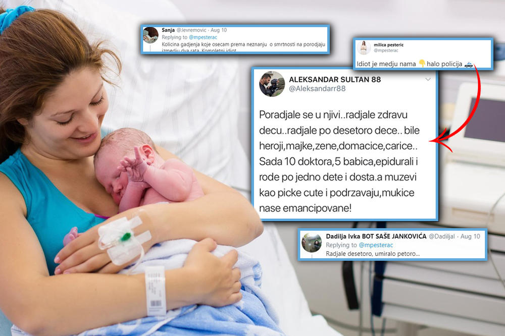 ŽENE SU RAĐALE PO 10 DECE NA NJIVI, A SAD 1 BEBA I EPIDURAL: Nakon izjave ovog tipa, nastala je APOKALIPSA! FOTO