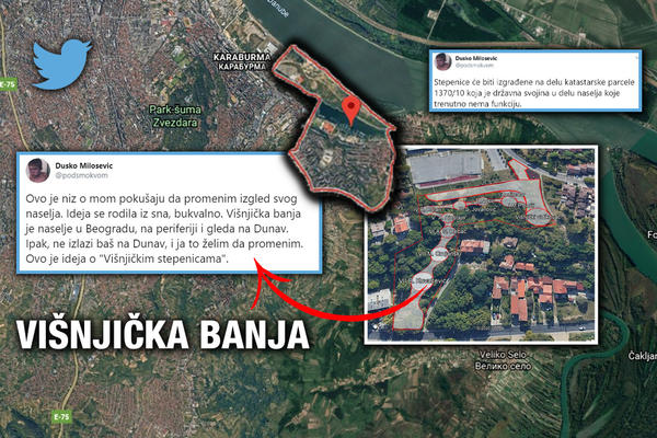 ZA PROJEKAT VIŠNJIČKE STEPENICE IMAM PODRŠKU KOMŠILUKA, SVE ĆE BITI LEKOVITO: Ideja ovog Srbina se čula daleko!