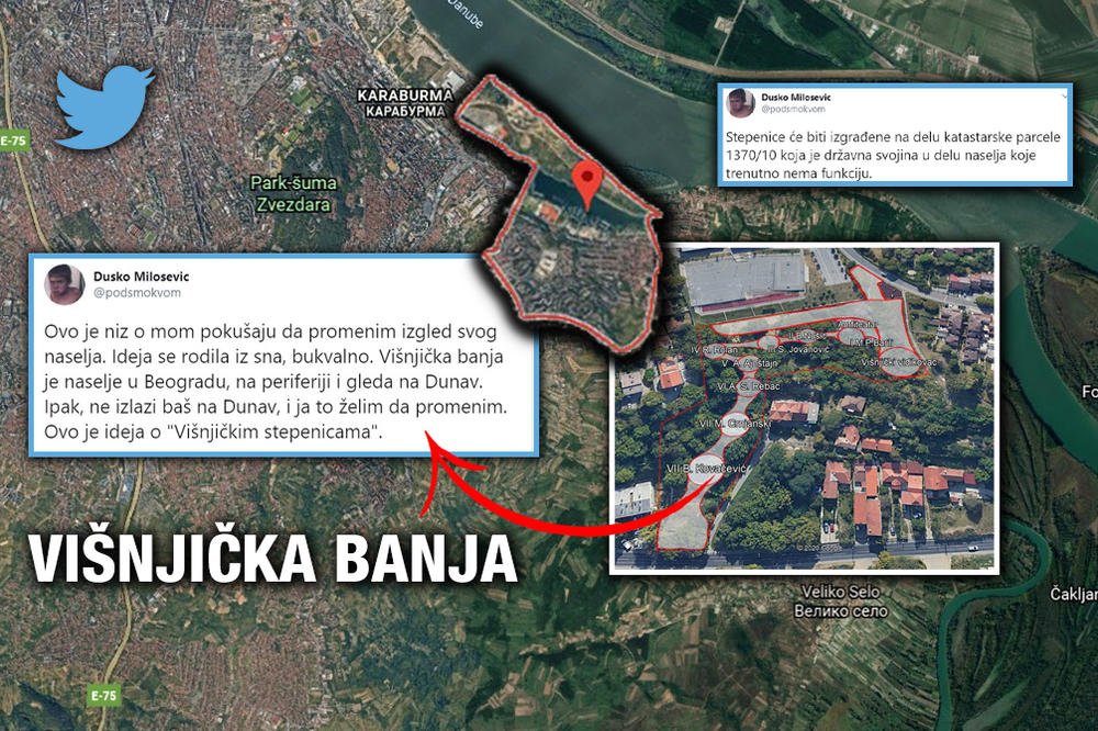 ZA PROJEKAT VIŠNJIČKE STEPENICE IMAM PODRŠKU KOMŠILUKA, SVE ĆE BITI LEKOVITO: Ideja ovog Srbina se čula daleko!